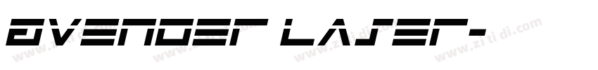 Avenger Laser字体转换